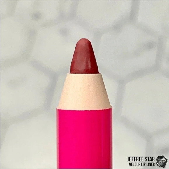 JEFFREE STAR VELOUR LIP LINER PENCIL IN ANDROGYNY DIRTY PLUM MAUVE FULL SIZE NIB - Picture 6 of 7